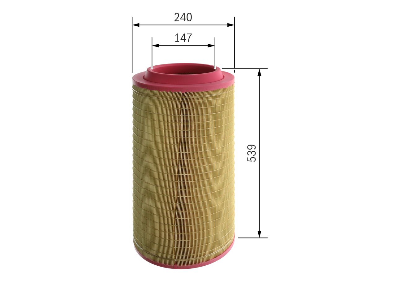 BOSCH F 026 400 237 Air filter