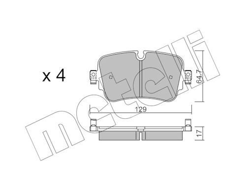 Brake Pad Set, disc brake-main