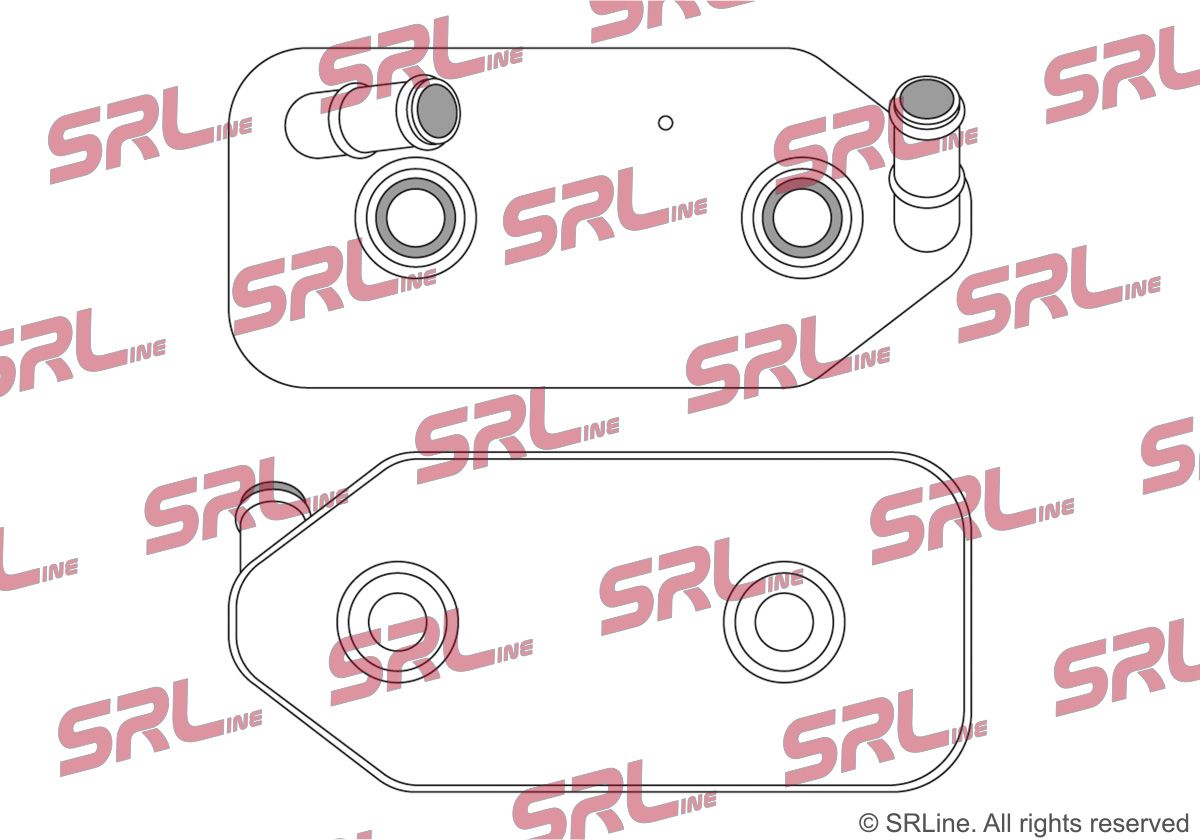 SRLINE 1323L8-4 Oil cooler, automatic transmission