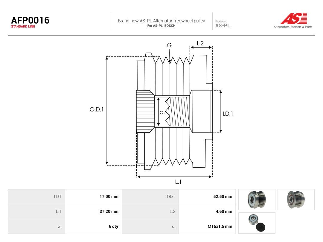 Alternator Freewheel Clutch-3
