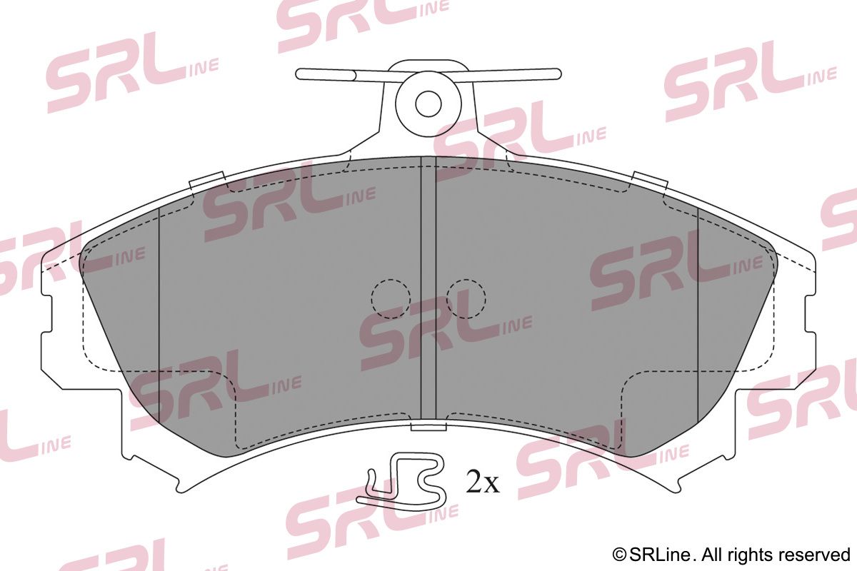 SRLINE S70-0109 Brake pad set, disc brake