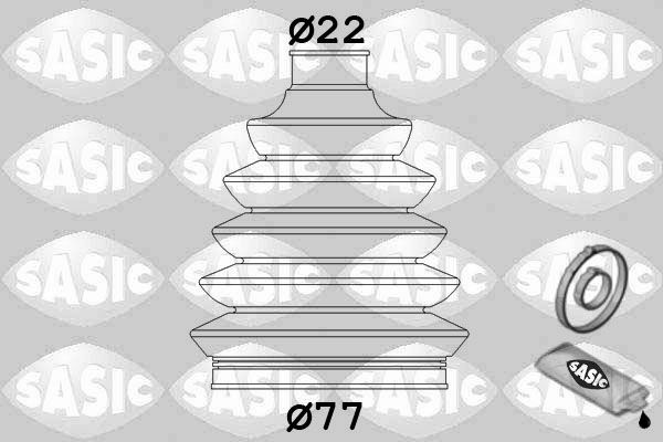 SASIC 1904036 Bellow kit, drive shaft