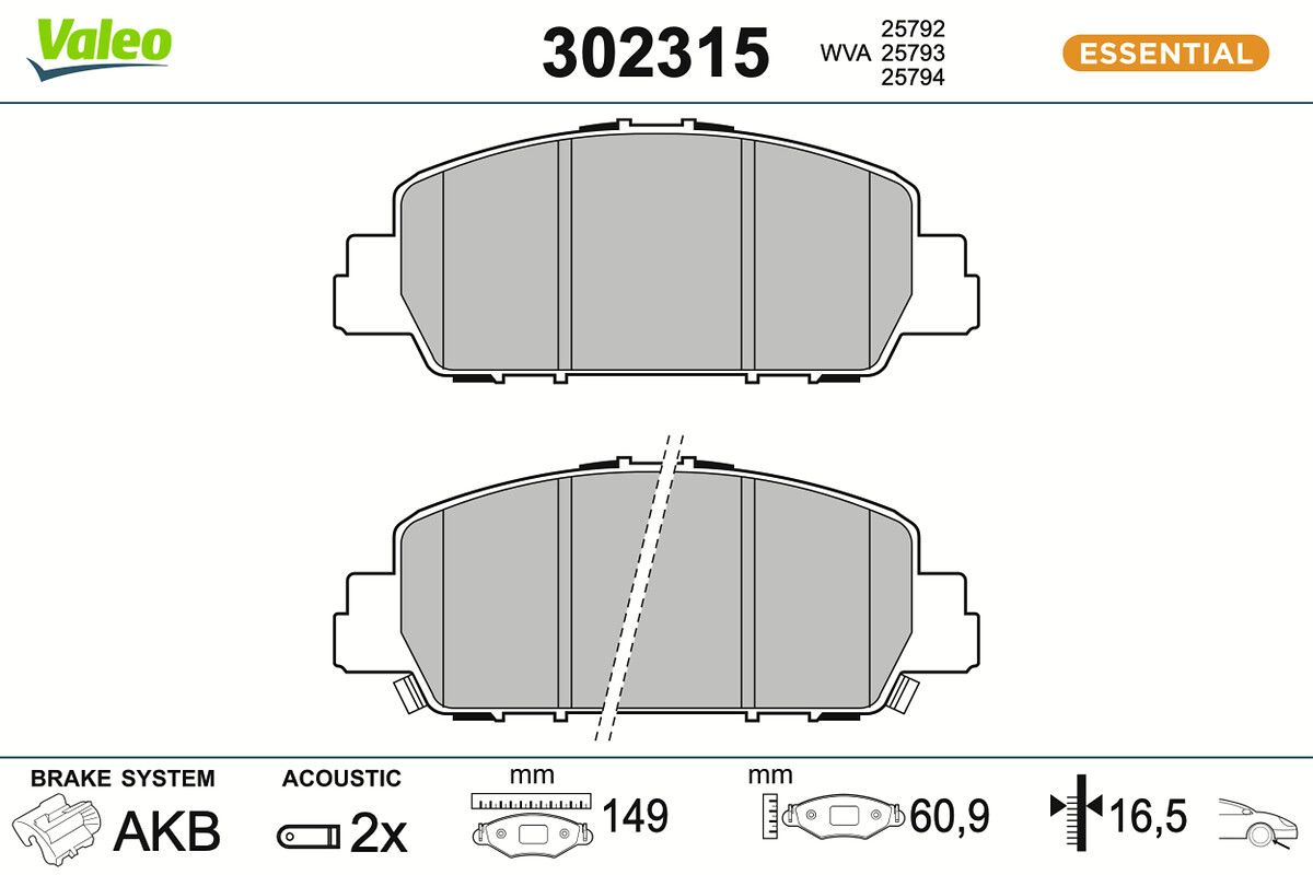 Brake Pad Set, disc brake-main