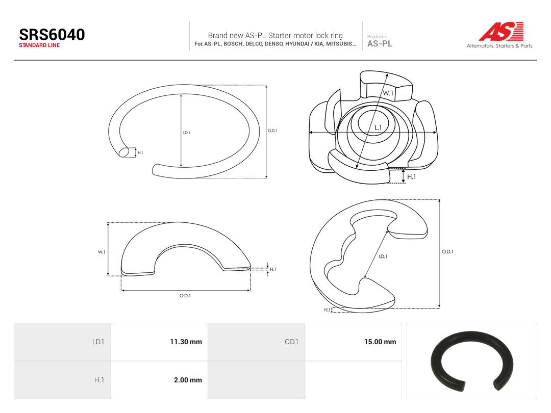 Repair Kit, starter-1