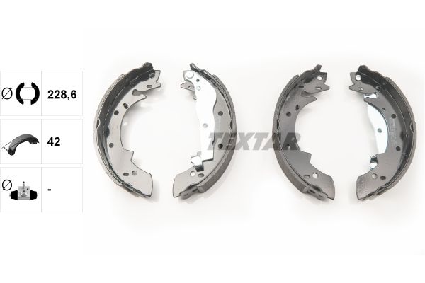 TEXTAR 91030400 Brake shoe set