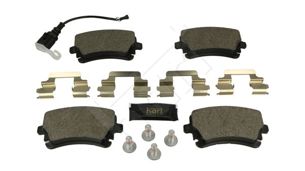 HART 248 999 Stabdžių trinkelių rinkinys, diskinis stabdys