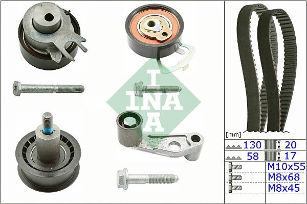 SCHAEFFLER INA 530 0089 10 Timing belt kit
