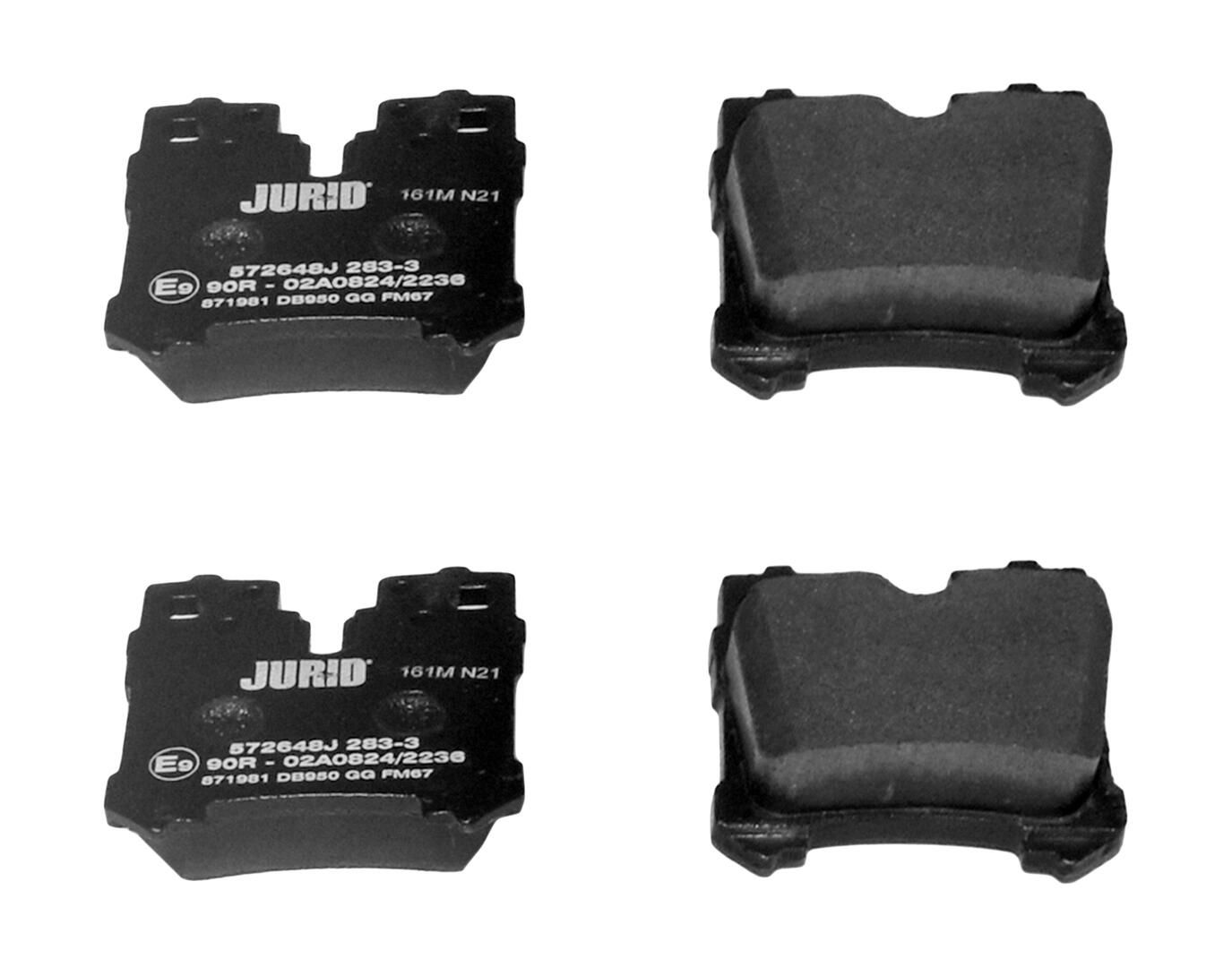 JURID 572648J Brake pad set, disc brake
