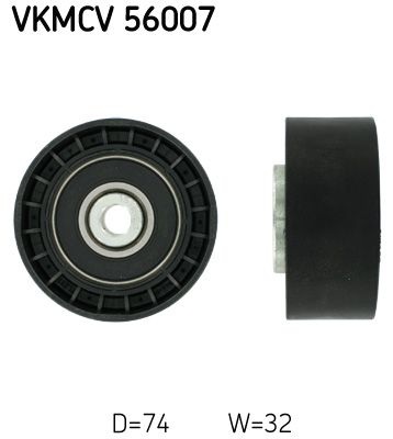 SKF VKMCV 56007 Deflection/guide pulley, v-ribbed belt