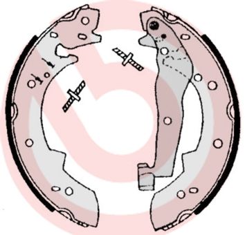 BREMBO S 06 504 Brake shoe set