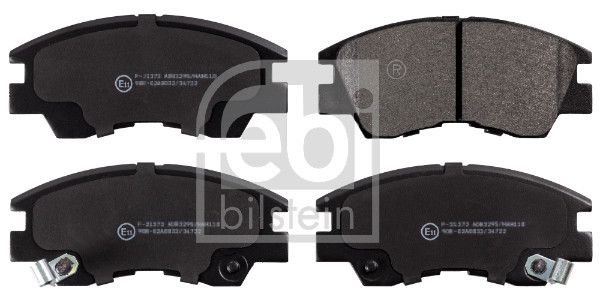 FEBI BILSTEIN 16128 Brake pad set, disc brake