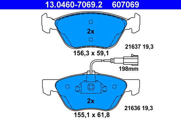 Brake Pad Set, disc brake