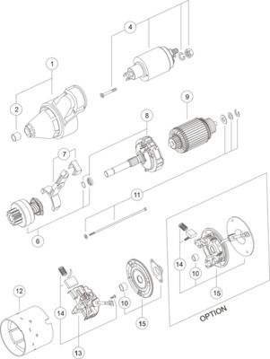 MAHLE MS 283 Starter