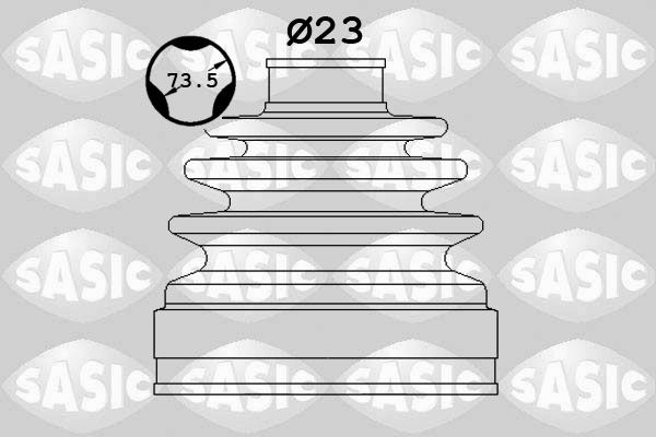 SASIC 1906129 Bellow kit, drive shaft