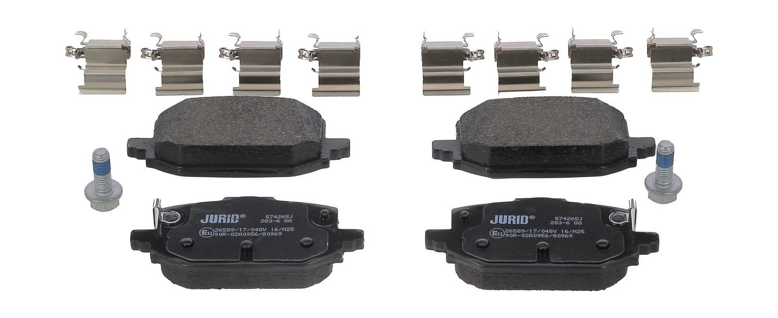 JURID 574265J Brake pad set, disc brake
