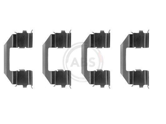 A.B.S. 1258Q Priedų komplektas, diskinių stabdžių trinkelės