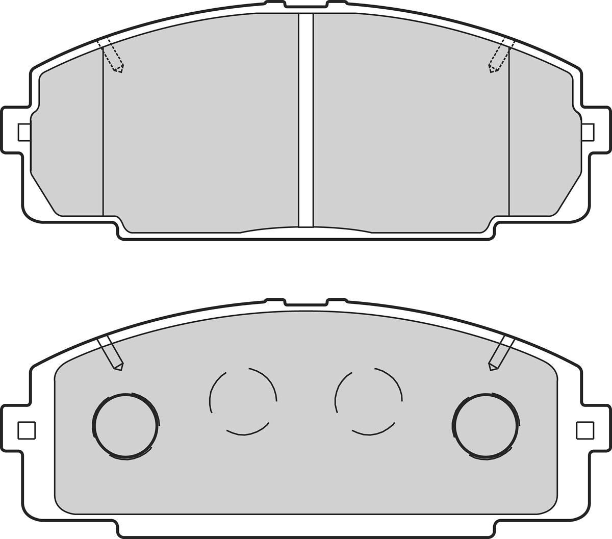 Brake Pad Set, disc brake-1