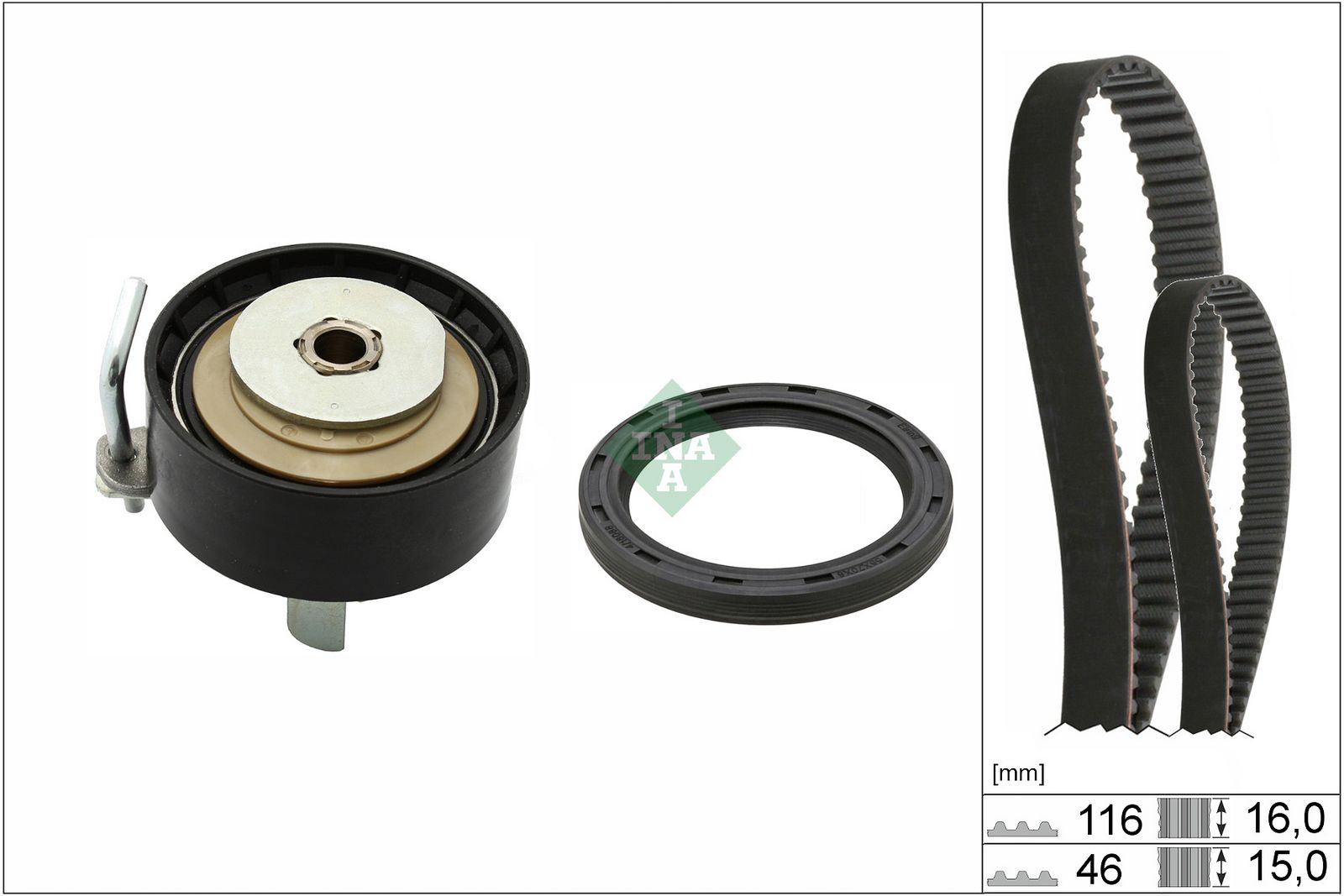 SCHAEFFLER INA 530 0960 10 Timing belt kit