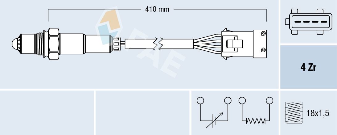 FAE 77432 Oxygen sensor