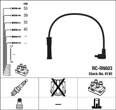 NGK 8185 Ignition cable kit