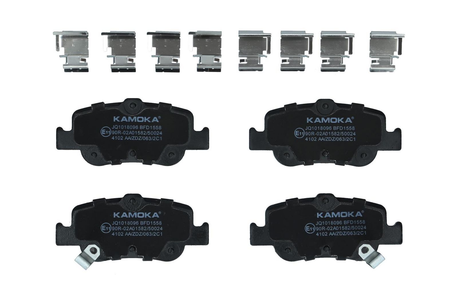 KAMOKA JQ1018096 Stabdžių trinkelių rinkinys, diskinis stabdys