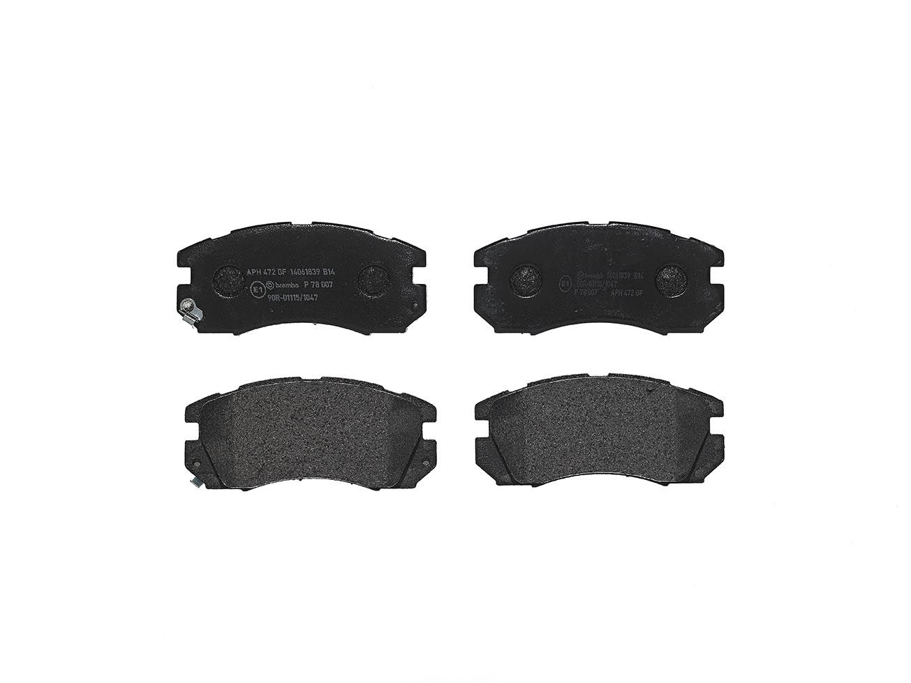 BREMBO P 78 007 Brake pad set, disc brake