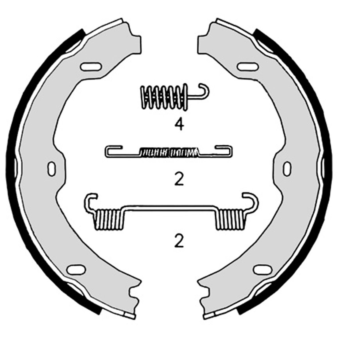 Brake Shoe Set-1