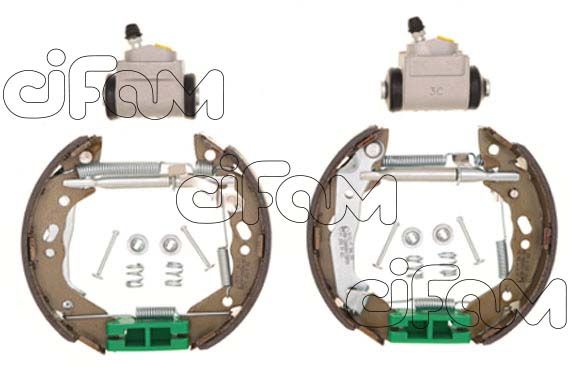 CIFAM 151-209 Brake shoe set