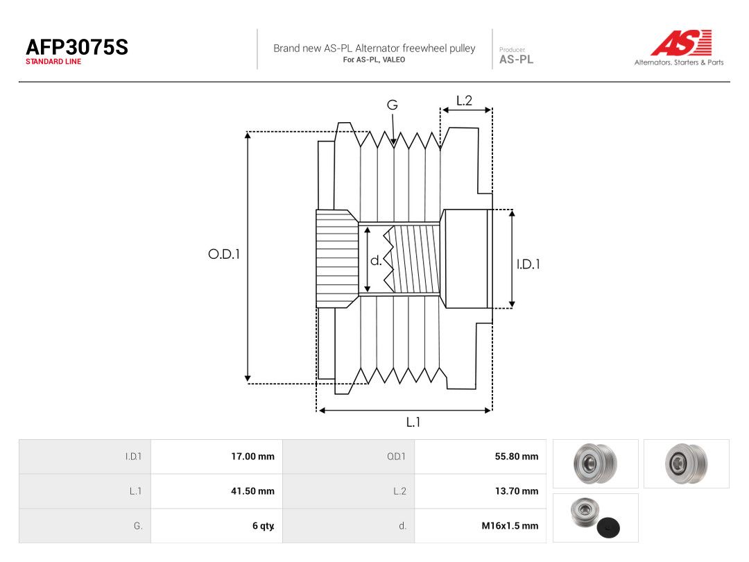 Alternator Freewheel Clutch-3