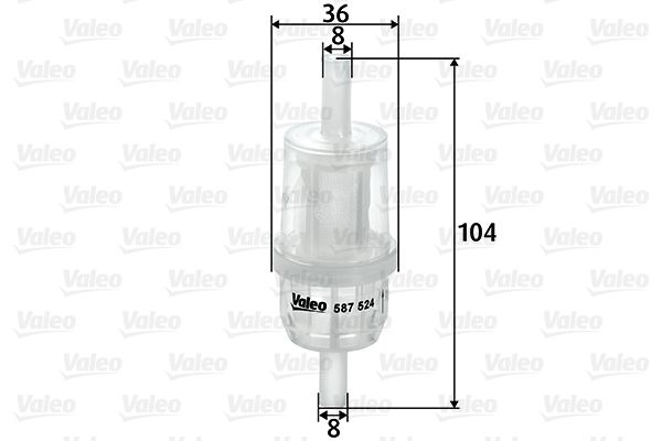 VALEO 587524 Fuel filter