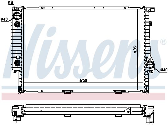 Radiator, engine cooling-1