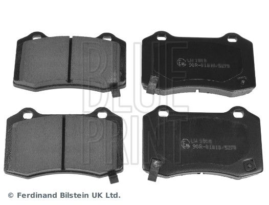 BLUE PRINT ADA104206 Brake pad set, disc brake