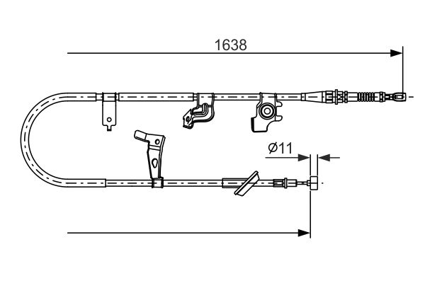 Cable Pull, parking brake-4