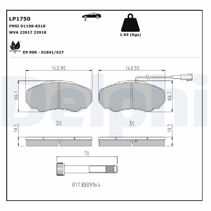 Brake Pad Set, disc brake-3