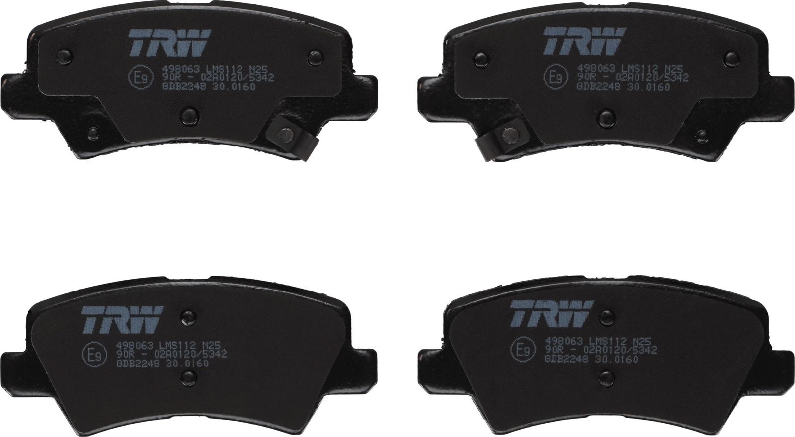 TRW GDB2248 Brake pad set, disc brake
