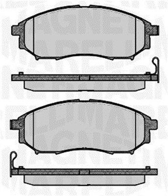MAGNETI MARELLI 363916060683 Brake pad set, disc brake