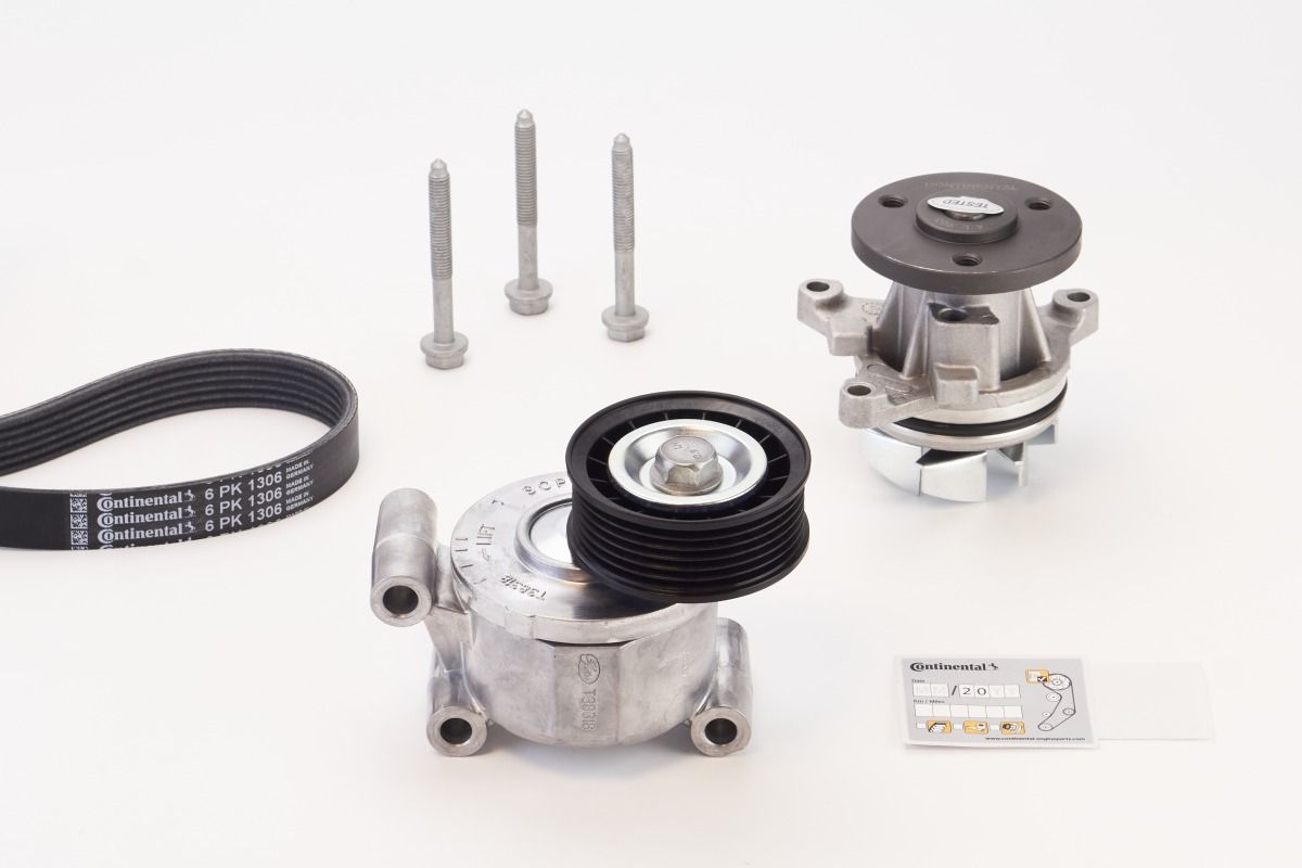 CONTINENTAL CTAM 6PK1306WP1 Water pump + v-ribbed belt kit