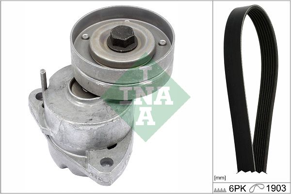 SCHAEFFLER INA 529 0091 10 V-ribbed belt set