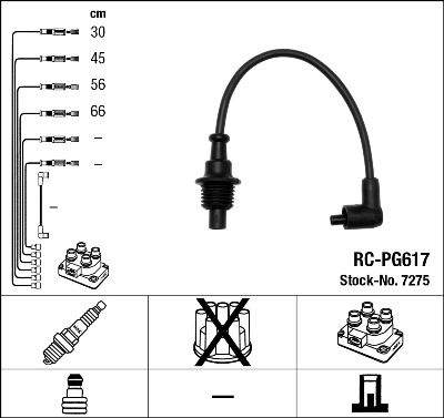 NGK 7275 Ignition cable kit