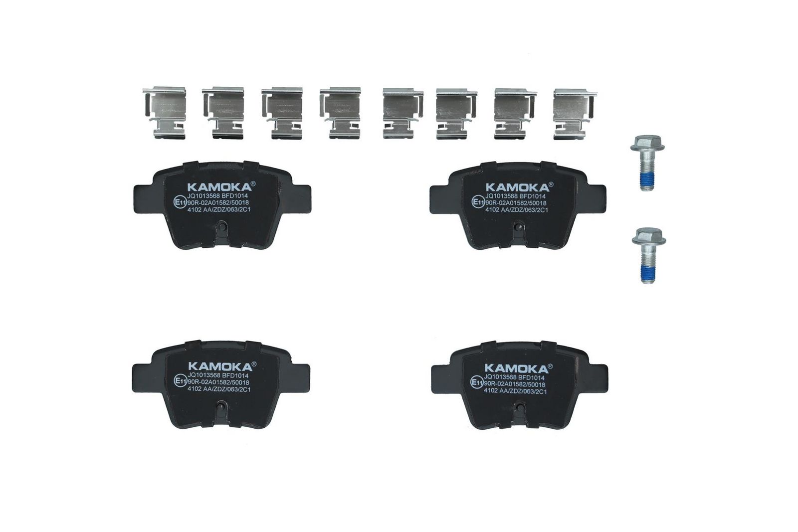 KAMOKA JQ1013568 Brake pad set, disc brake