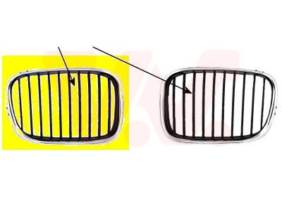 VAN WEZEL 0639512 Radiator grille