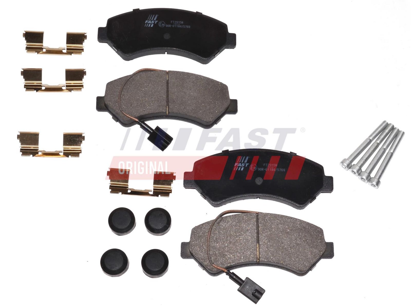 FAST FT29158 Brake pad set, disc brake