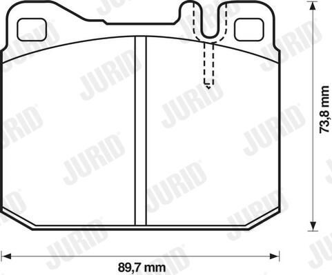 Brake Pad Set, disc brake-1