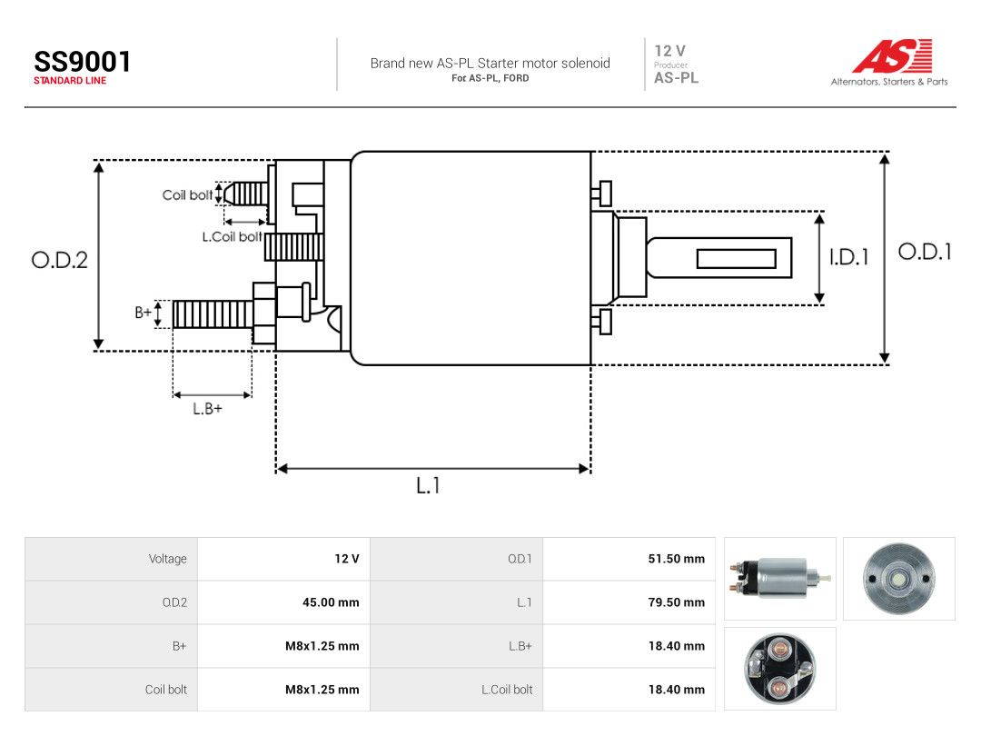 Solenoid Switch, starter-3