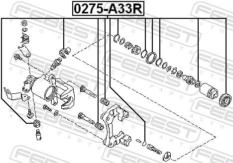 Repair Kit, brake caliper-1