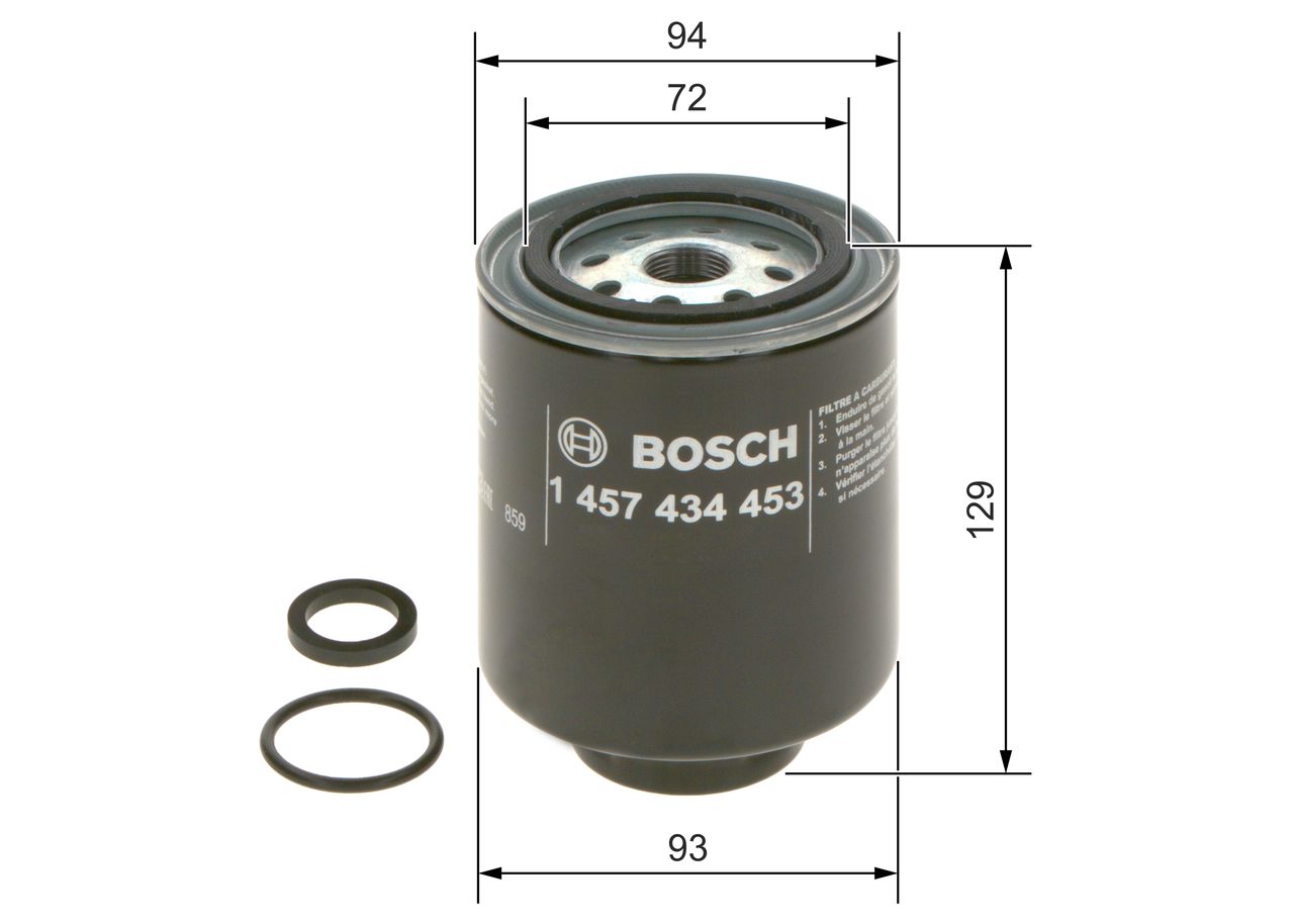 BOSCH 1 457 434 453 Fuel filter
