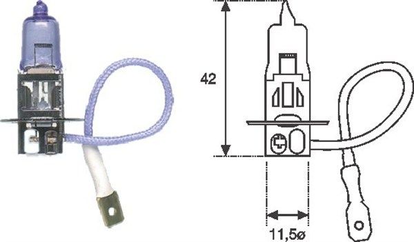 MAGNETI MARELLI 002553100000 Bulb, front fog light