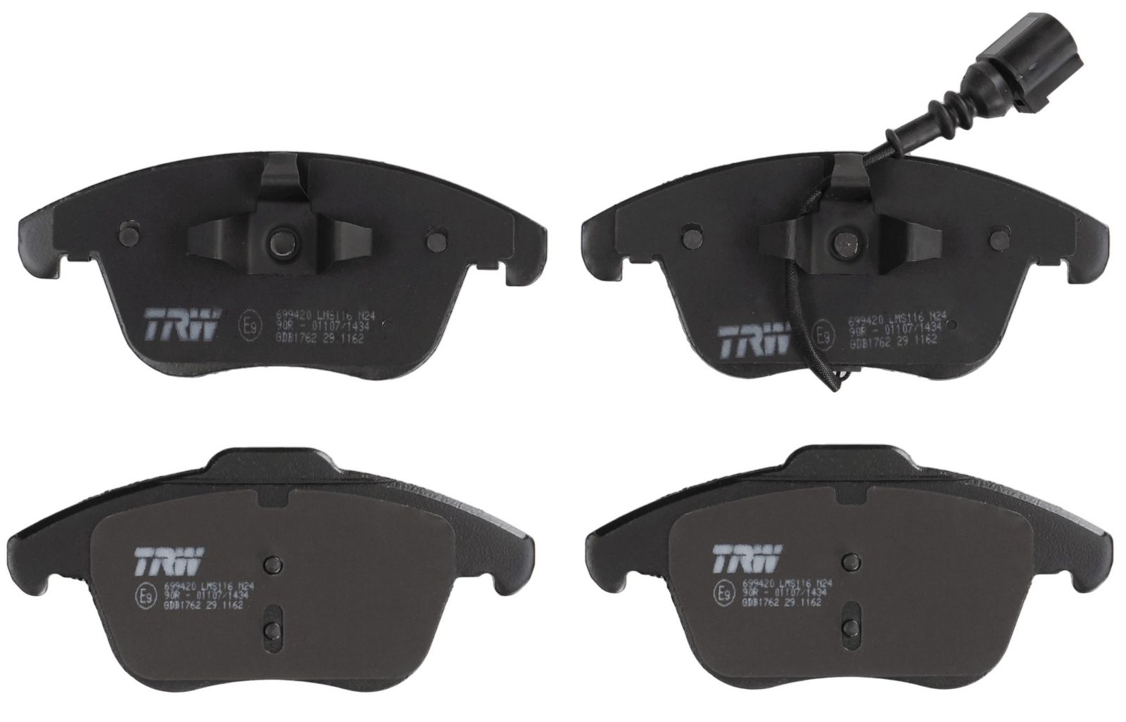 TRW GDB1762 Brake pad set, disc brake