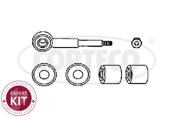 CORTECO 49401307 Link/coupling rod, stabiliser bar