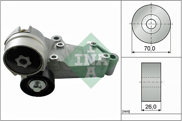 SCHAEFFLER INA 534 0146 10 Belt tensioner, v-ribbed belt